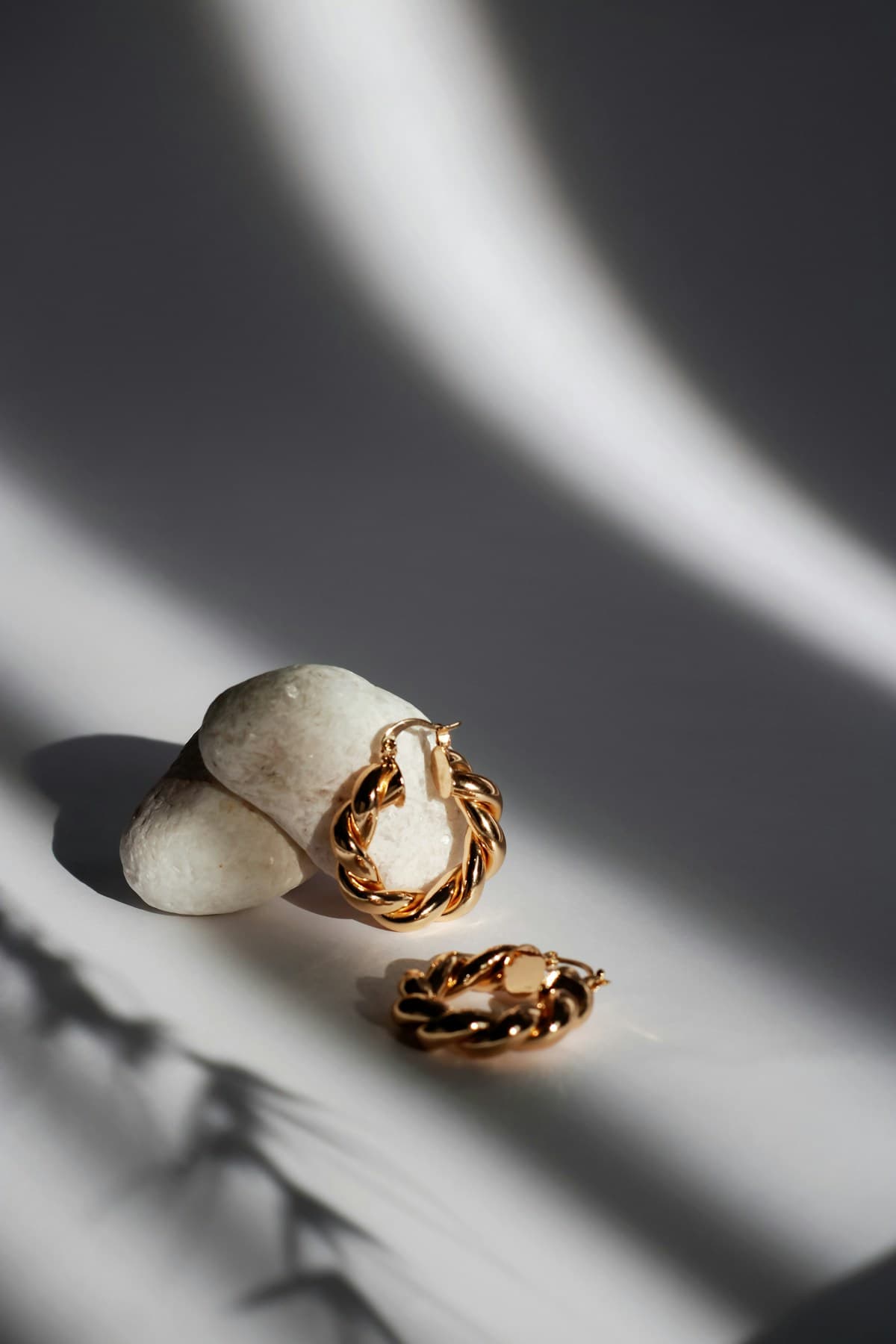 Gold-plated Hoop Earrings